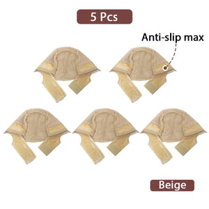 3-Piece Anti-Slip Wig Cap Set – Available in Black, Light, or Brown - Dazzling Beauty Solution