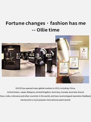 OLEVS. OLEVS Mens Watch Analog Quartz Movement Business Stainless Steel Waterproof Luminous Chronograph Day Date Luxury Dress Business Big Face Rome Number Diamond Dial Male Wrist Watches 2867