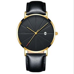 Simple calendar watch male creative waterproof quartz watch - Dazzling Beauty Solution