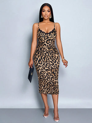 SOLERSUN Spring and Summer Elegant Commuting Retro Sexy Business Vintage Style Casual Sleeveless V-Neck Valentine'S Day Wedding Season Party Holiday Music Festival Black Sexy Lace Suspender Waist Gathered Slimming Extreme Waist-To-Hip Ratio Short-Sleeved Hip-Covering White Polka Dot Mid-Length Dress for Women (Random Floral Pattern)