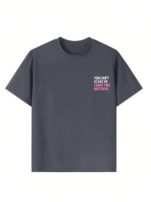 Tween Girl Casual Funny Print Crew Neck Short Sleeve T-Shirt Top, Summer - Dazzling Beauty Solution