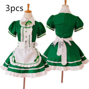 Black and white maid anime costume - Dazzling Beauty Solution