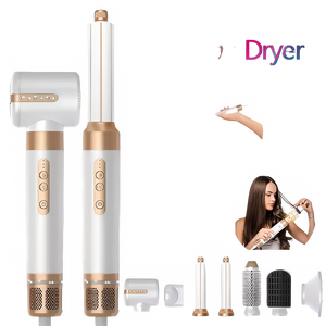 7-in-1 Professional Hair Dryer Styling Kit with Ionic Technology - Dazzling Beauty Solution