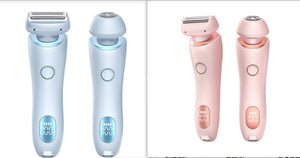 2-in-1 Rechargeable Epilator & Hair Removal Trimmer – Face, Body, Bikini, Legs & Underarms - Dazzling Beauty Solution