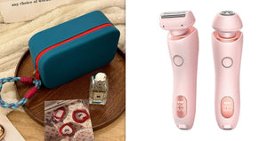 2-in-1 Rechargeable Epilator & Hair Removal Trimmer – Face, Body, Bikini, Legs & Underarms - Dazzling Beauty Solution