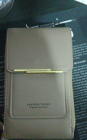 Touch Screen Mobile Phone Bag Small Crossbody Shouder Bags Women Long Wallet - Dazzling Beauty Solution