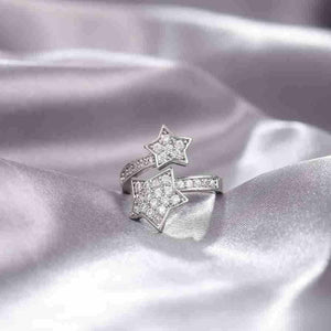 Niche Opening Adjustable Non-fading Cross Ring - Dazzling Beauty Solution