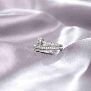 Niche Opening Adjustable Non-fading Cross Ring - Dazzling Beauty Solution