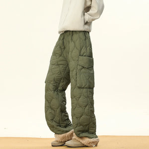 Men’s Winter Cotton Straight Pants - Dazzling Beauty Solution