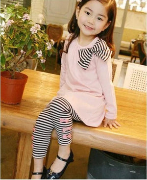 Girls Pink Two-Piece Outfit Set – Cute, Comfortable & Stylish - Dazzling Beauty Solution