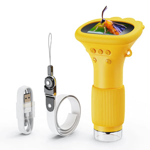 Microscope for Kids, Digital Microscope with 2'' Screen - 200X Zoom, Science Kits for Boys & Girls,