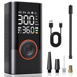 Wireless Tire Inflator – 150PSI, 5 Modes, LED & Auto Stop - Dazzling Beauty Solution