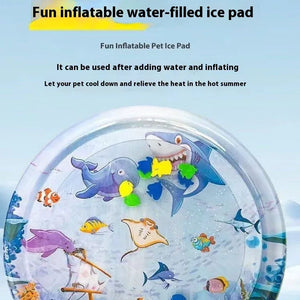 Summer Cooling Pet Water Bed Cushion Ice Pad Dog Sleeping Square Mat For Puppy Dogs Cats Pet Kennel Cool Cold - Dazzling Beauty Solution
