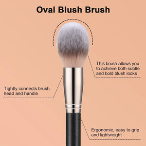 Soft Dome Makeup Brush – Blush & Blend - Dazzling Beauty Solution