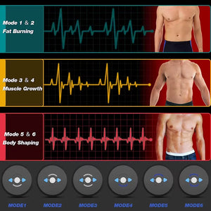 Rechargeable EMS Muscle Stimulator with 6 Modes - Dazzling Beauty Solution