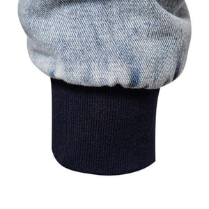 Men's Plush Denim Jacket In European Size - Dazzling Beauty Solution