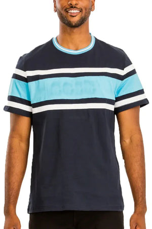 COTTON THREE STRIPE TSHIRT - Dazzling Beauty Solution