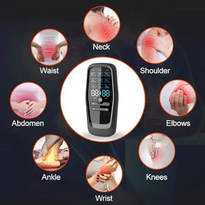 TENS Electric Muscle Stimulator – 6 Modes, 19 Intensity Levels for Pain Relief with Hydrogel Pads & USB Rechargeable - Dazzling Beauty Solution