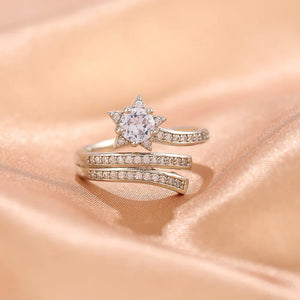 Niche Opening Adjustable Non-fading Cross Ring - Dazzling Beauty Solution