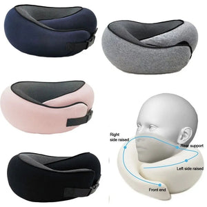 Snail U-Shaped Memory Foam Travel Pillow – 360° Neck Support - Dazzling Beauty Solution
