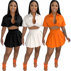 Women's Two-Piece Summer Skirt Dress Set - Dazzling Beauty Solution