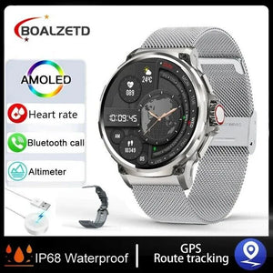 1.85-Inch Ultra HD Smartwatch with GPS, Bluetooth Call & Health Monitoring For Men - Dazzling Beauty Solution