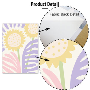 Rainbow Sunflower Wall Art Canvas Painting - Dazzling Beauty Solution