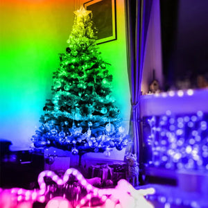 13.2ft Battery-Operated RGB LED Strip Lights with Remote & App Control - Dazzling Beauty Solution