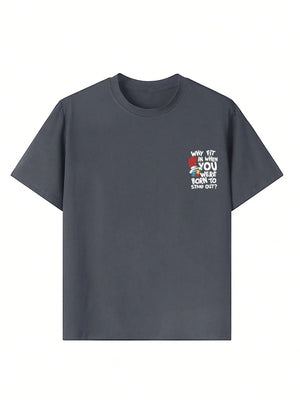 Tween Boy'S Casual Graphic Print Crew Neck Short Sleeve T-Shirt Tops, Summer - Dazzling Beauty Solution