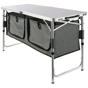 VEVOR Folding Camping Kitchen Table – Portable Outdoor Cooking Station - Dazzling Beauty Solution