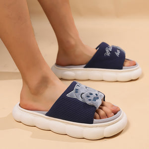 Cute Cartoon Kitten Home Slippers For Women - Dazzling Beauty Solution