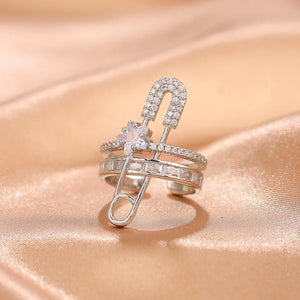 Niche Opening Adjustable Non-fading Cross Ring - Dazzling Beauty Solution