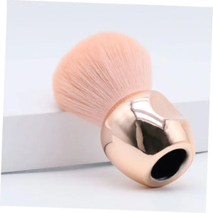 Rose Gold Multipurpose Makeup Brush – Soft Fiber Foundation, Blush & Powder Brush - Dazzling Beauty Solution