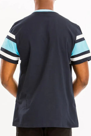 COTTON THREE STRIPE TSHIRT - Dazzling Beauty Solution