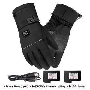 Winter Electric Heated Gloves Motorcycle Touch Screen Gloves - Dazzling Beauty Solution