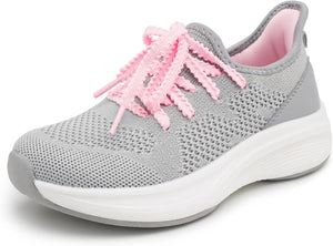 Girls Lightweight Slip-On Athletic Sneakers - Dazzling Beauty Solution