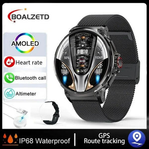 1.85-Inch Ultra HD Smartwatch with GPS, Bluetooth Call & Health Monitoring For Men - Dazzling Beauty Solution