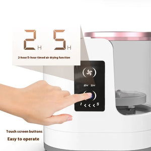 Rechargeable Electric Makeup Brush Cleaner with Drying Stand - Dazzling Beauty Solution