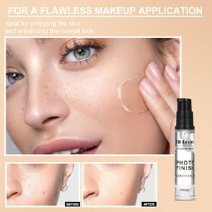 Foundation Kit Full Coverage Foundation Primer Powder Makeup Set Kabuki Makeup Brushes Foundation Brush Powder Brush 3 Pcs Makeup Sponge