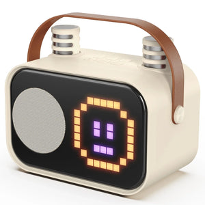 JYX Mini Karaoke Machine with 2 Mics – Bluetooth, LED Display, Portable Speaker - Dazzling Beauty Solution