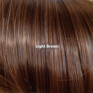 Long Straight Lace Front Wig with Side Bangs – Medium Dark Brown - Dazzling Beauty Solution