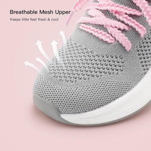 Girls Lightweight Slip-On Athletic Sneakers - Dazzling Beauty Solution