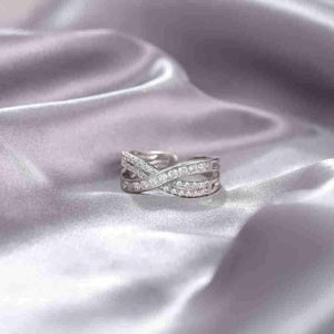 Niche Opening Adjustable Non-fading Cross Ring - Dazzling Beauty Solution