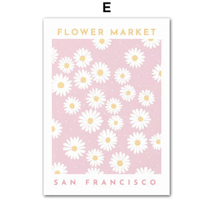 Rainbow Sunflower Wall Art Canvas Painting - Dazzling Beauty Solution
