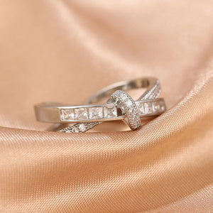 Niche Opening Adjustable Non-fading Cross Ring - Dazzling Beauty Solution