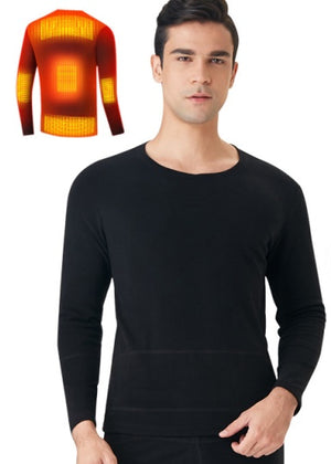 Unisex Electric Heating Thermal Underwear Suit – Intelligent Temperature Control for Autumn & Winter - Dazzling Beauty Solution