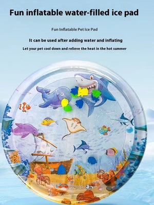 Summer Cooling Pet Water Bed Cushion Ice Pad Dog Sleeping Square Mat For Puppy Dogs Cats Pet Kennel Cool Cold - Dazzling Beauty Solution