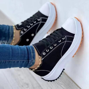 Women's Canvas High Top Casual Shoes - Dazzling Beauty Solution