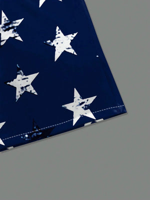 Manfinity Homme Men'S Summer USA Flag Printed Short Sleeve Single-Breasted Casual Shirt for 4Th of July - Dazzling Beauty Solution