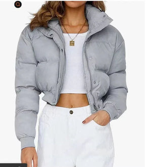 Loose Leisure Warm Polyester Jacket Women - Dazzling Beauty Solution